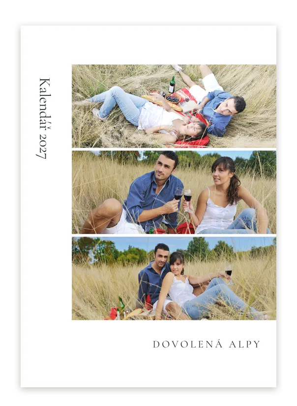 Fotky štěstí — nástěnný fotokalendář A3 na výšku